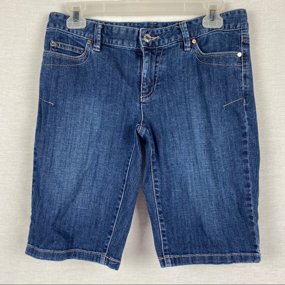 Michael Kors Denim Bermuda Blue Jean Shorts. Size 4